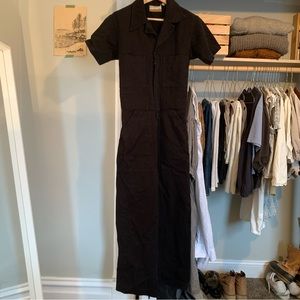 S (hemmed) big bud press short sleeve jumpsuit - basic black